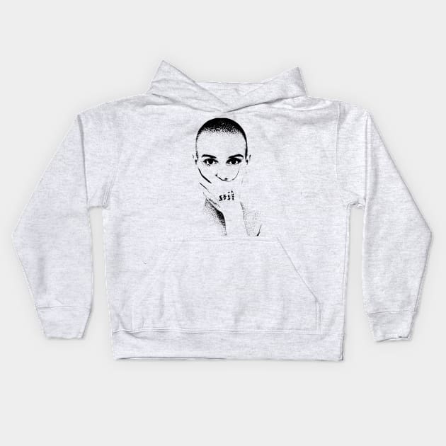 Sinead O'Connor Kids Hoodie by SurePodcast